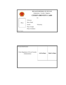 Dịch thuật công chứng CVN | Căn cước công dân Việt Nam